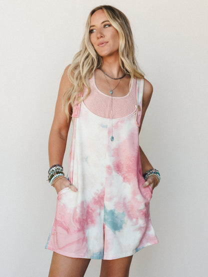 The Nest Eliza Tie Dye Romper - Tie Dye