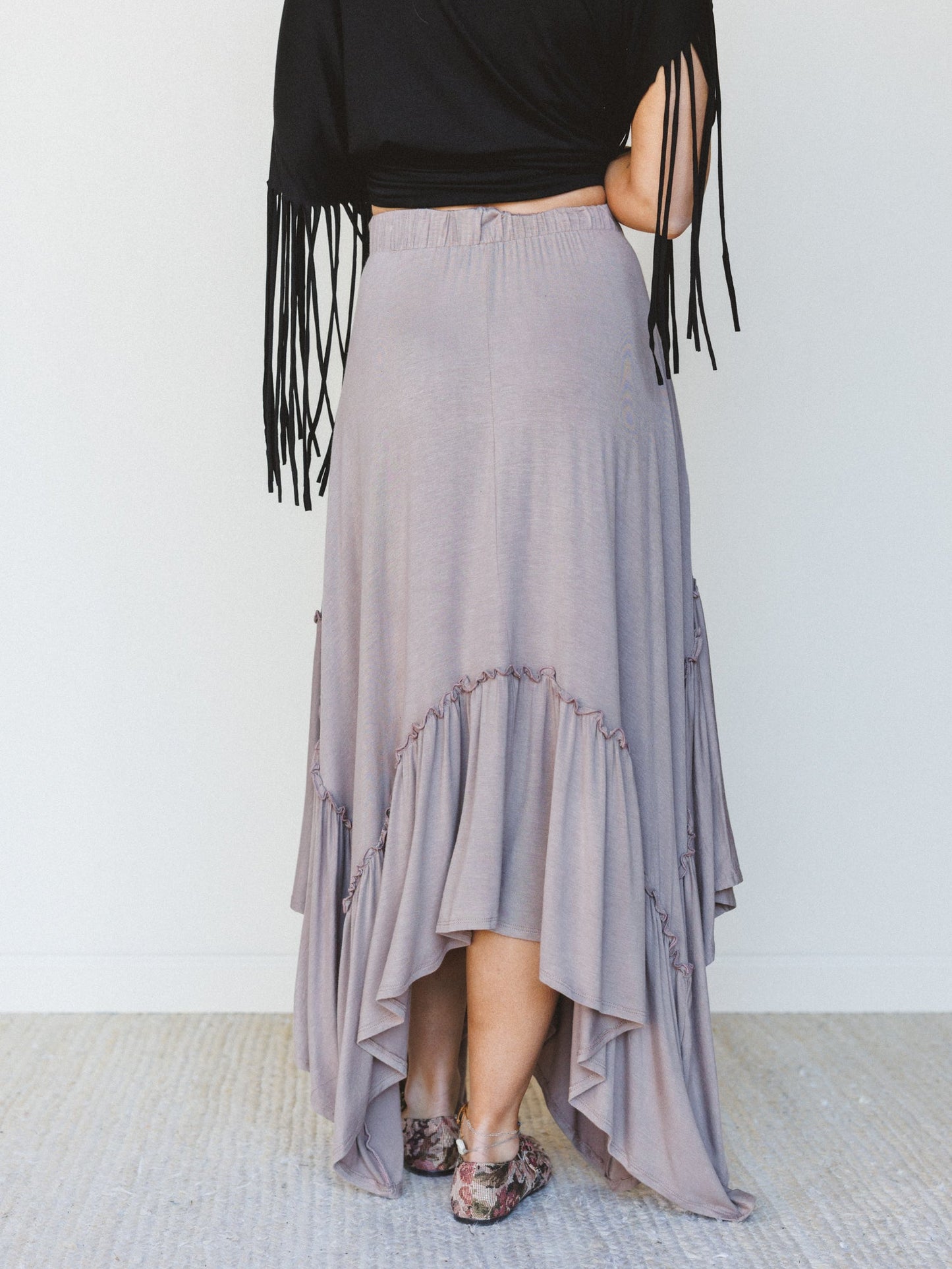 The Nest Forever Beauty Maxi Skirt - Mushroom - Pre Order