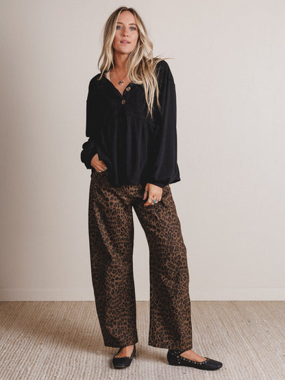 Animal Palace Pants - Chocolate