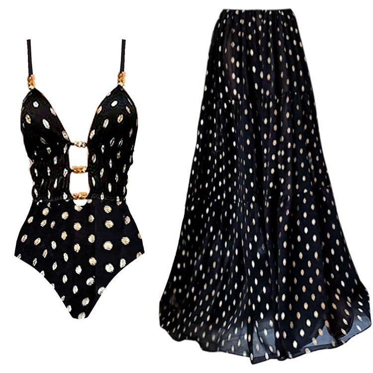 Maxi Halterneck One-Piece Swimsuit
