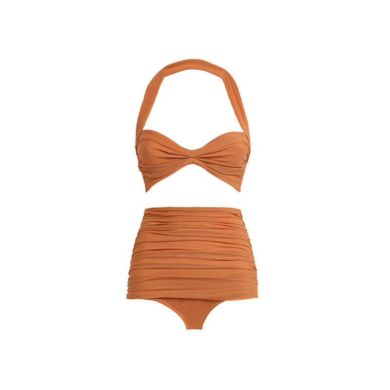 Asymmetric One-Shoulder One-Piece Swimsuit