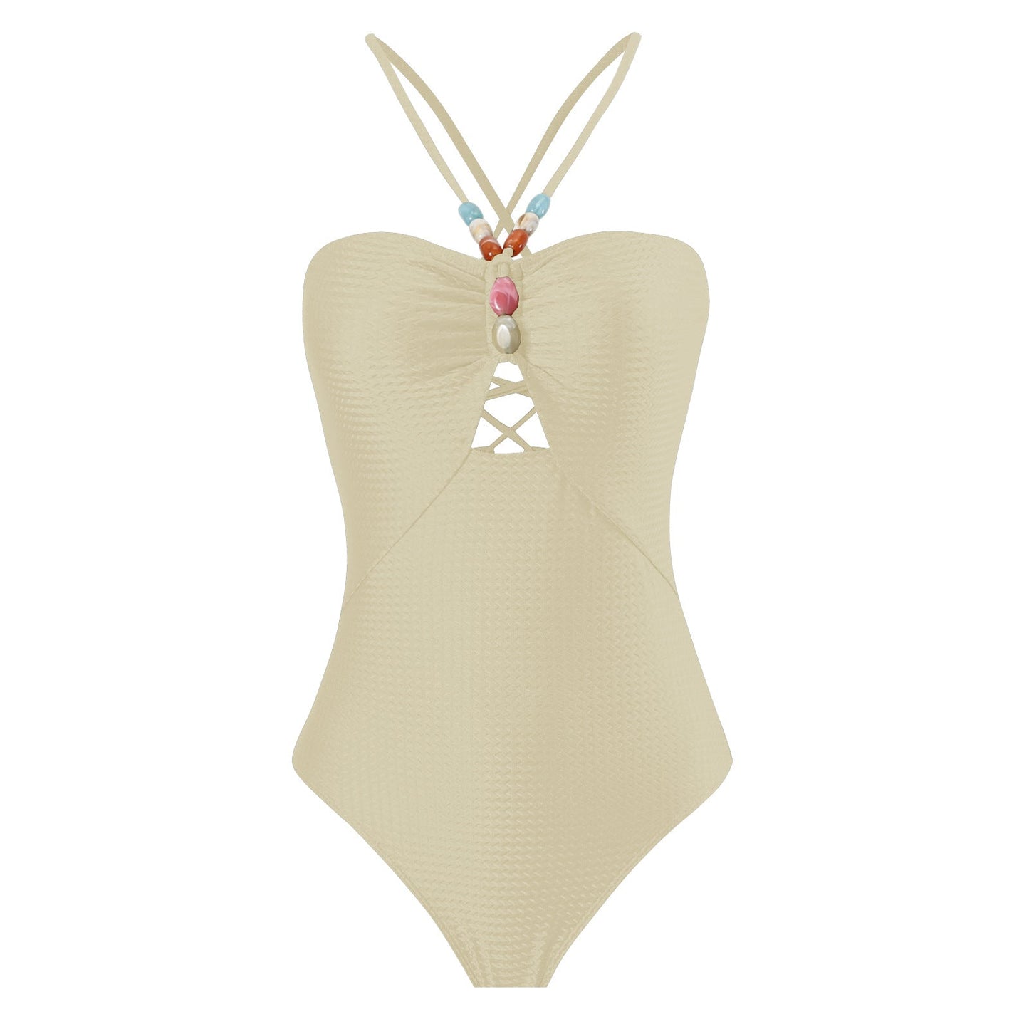 Solid One-Piece Swimsuit