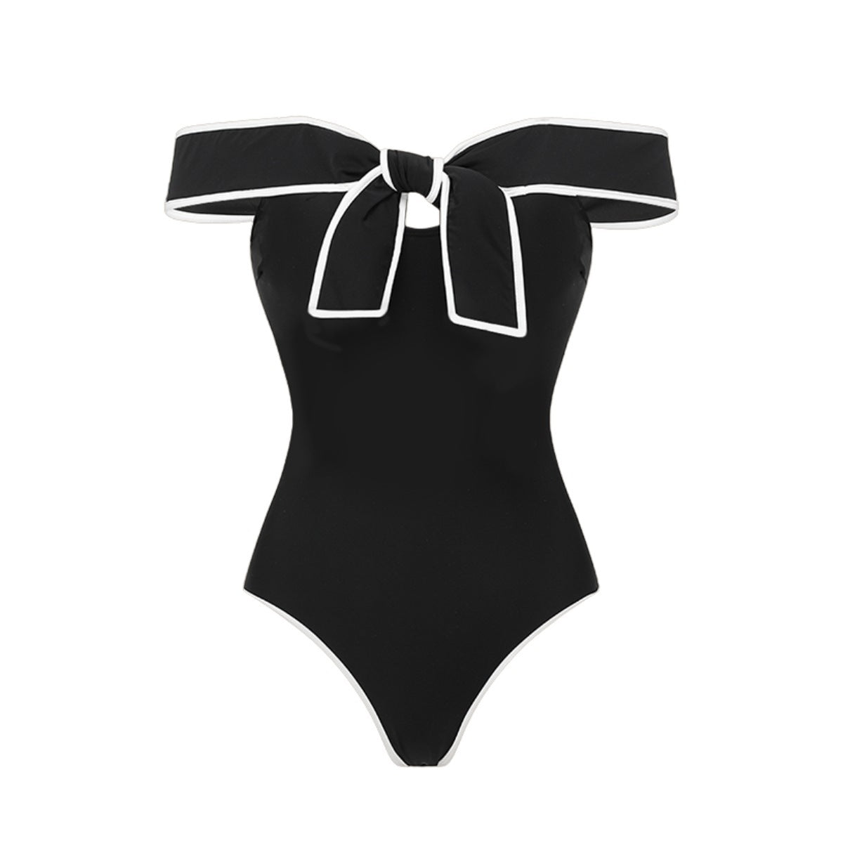 Black & White One-Piece Swimsuit