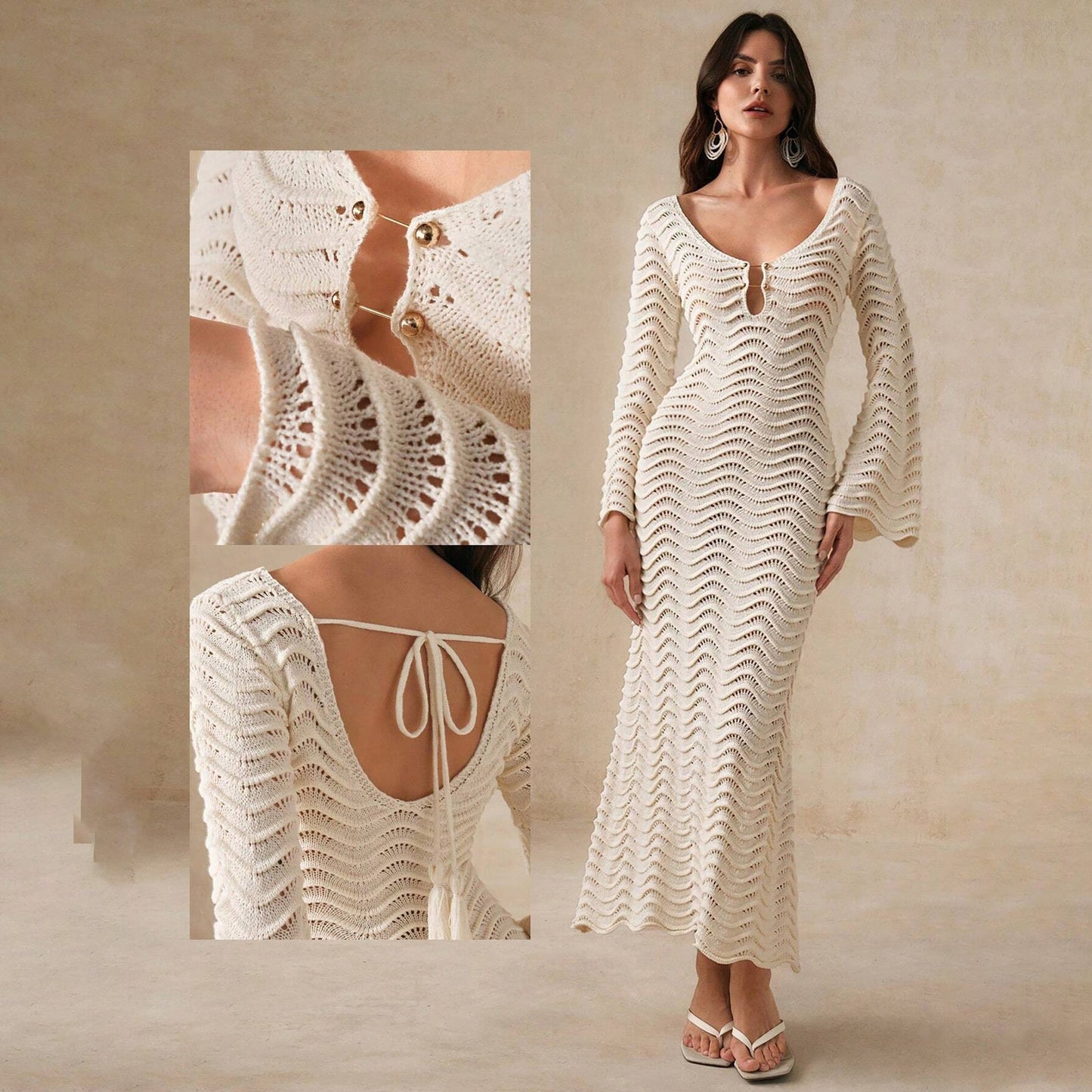 Beach Dress One-Piece Swimsuit
