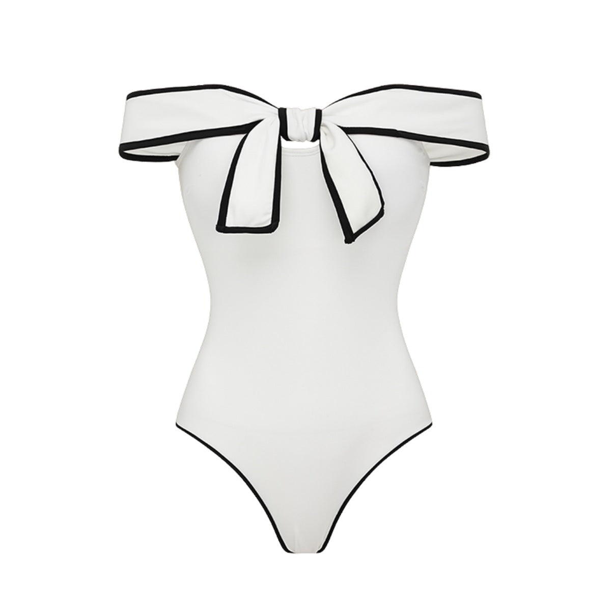 Black & White One-Piece Swimsuit