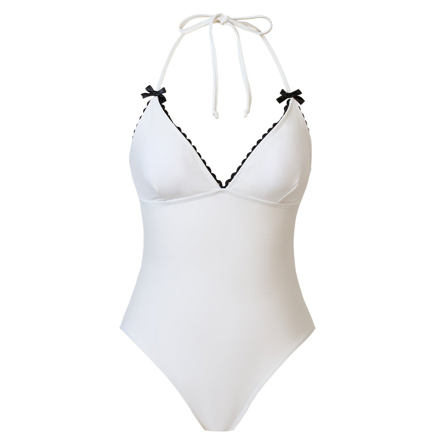 Black & White One-Piece Swimsuit