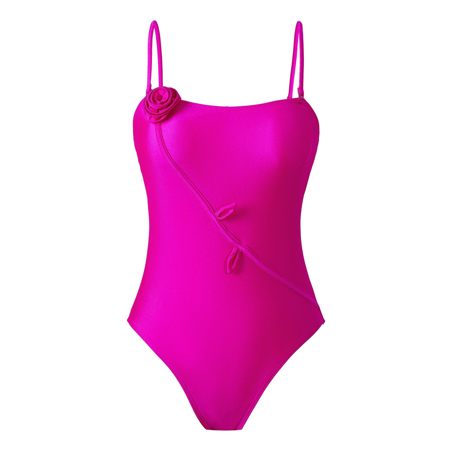 3D Ruffle One-Piece Swimsuit