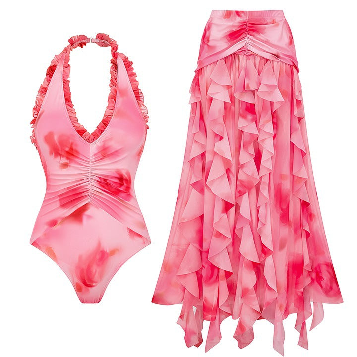 Print Vacation One-Piece Swimsuit