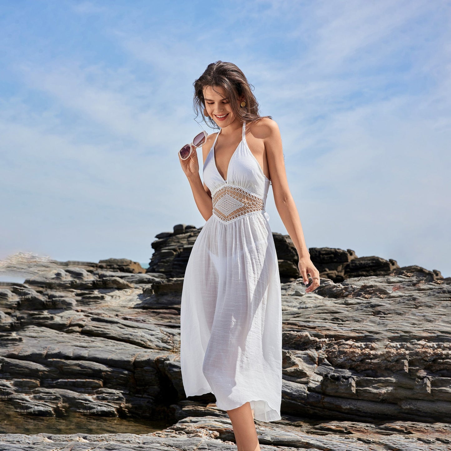 Beach Dress One-Piece Swimsuit