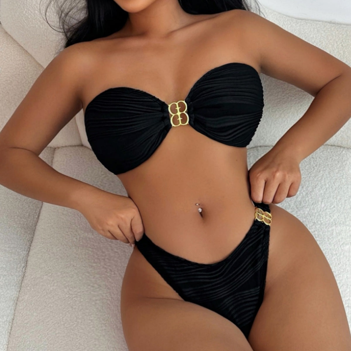 Bandeau One-Piece Swimsuit
