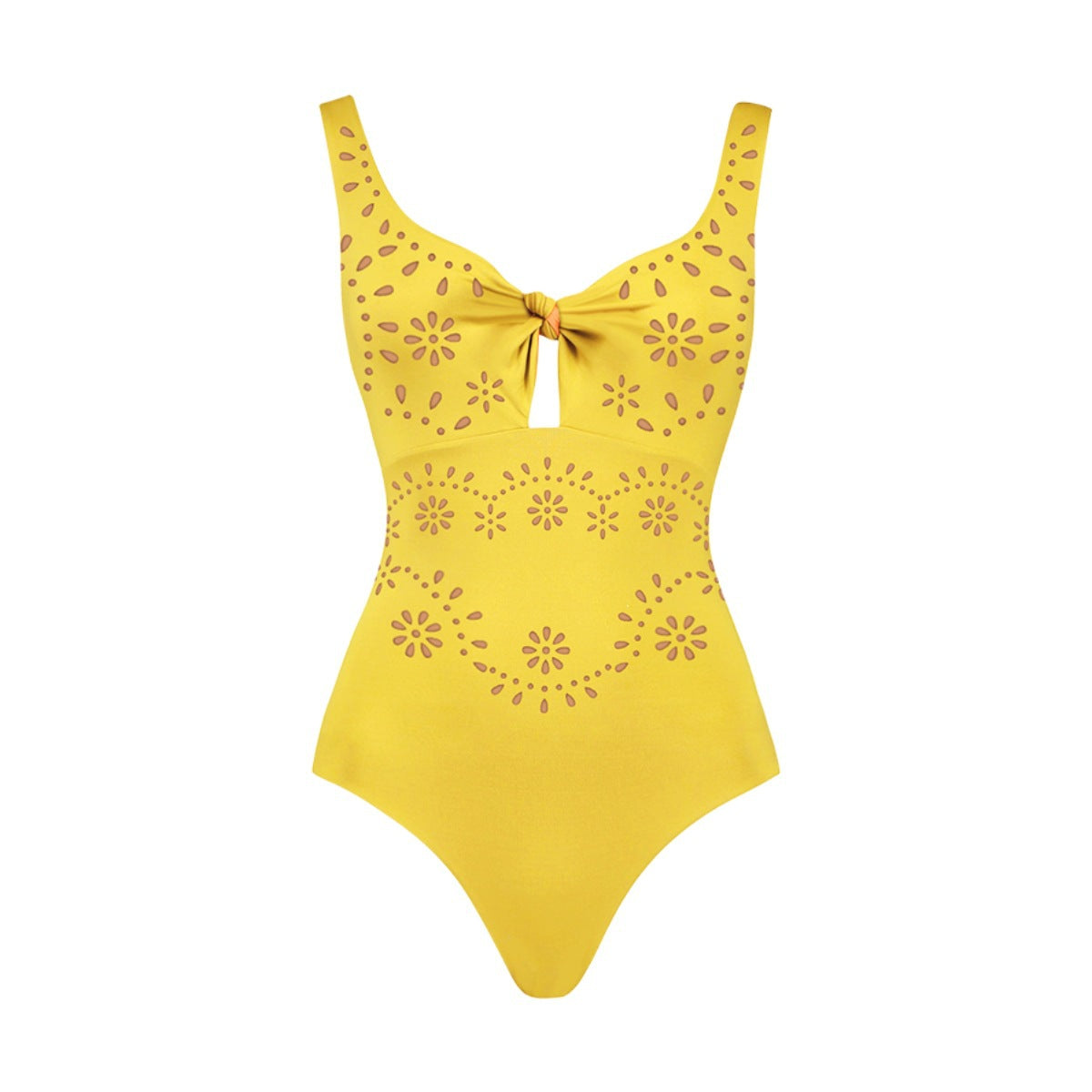 Black Metallic One-Piece Swimsuit