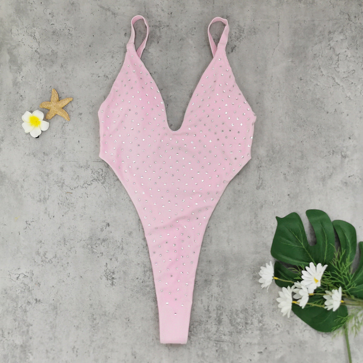 Open Back One-Piece Swimsuit