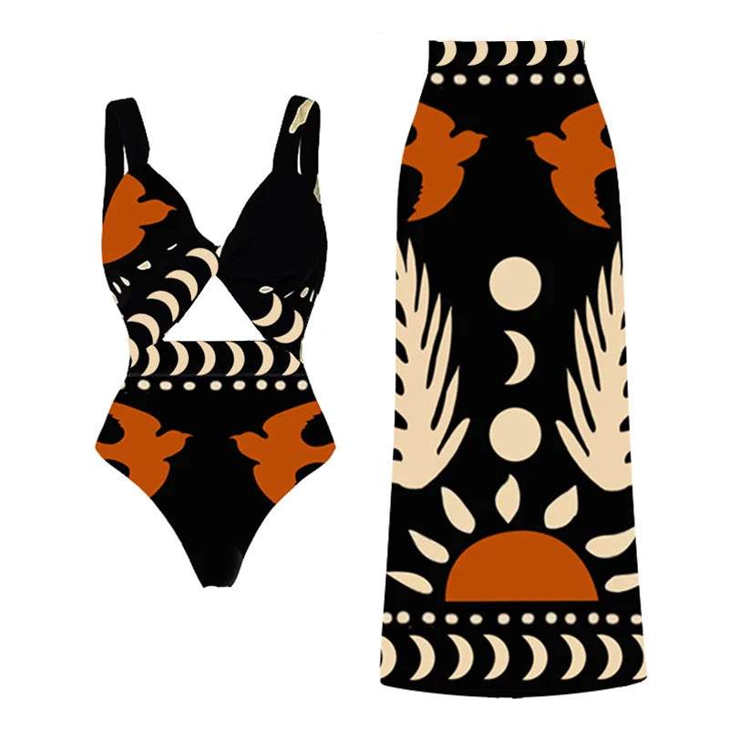 Slim One-Piece Swimsuit