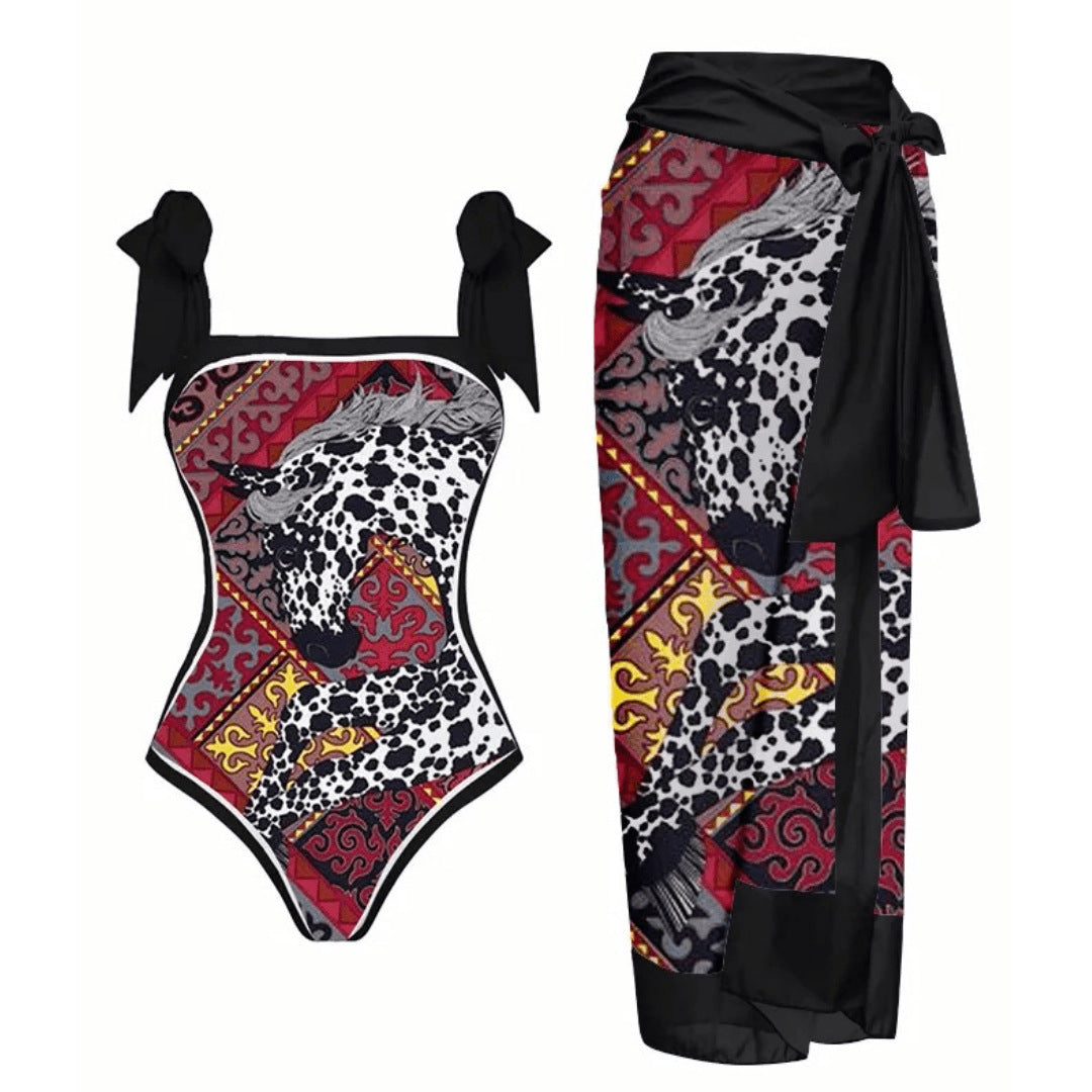Multicolor One-Piece Swimsuit