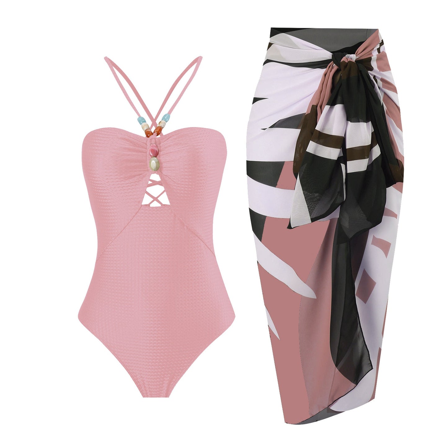 Solid One-Piece Swimsuit