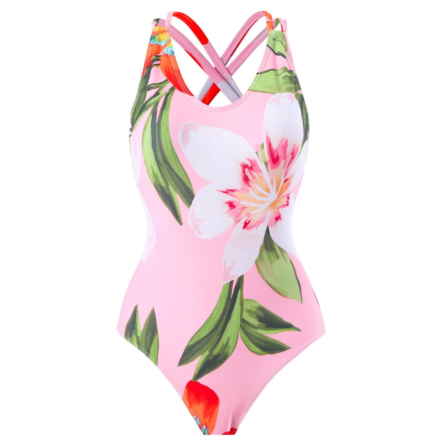 Solid One-Piece Swimsuit