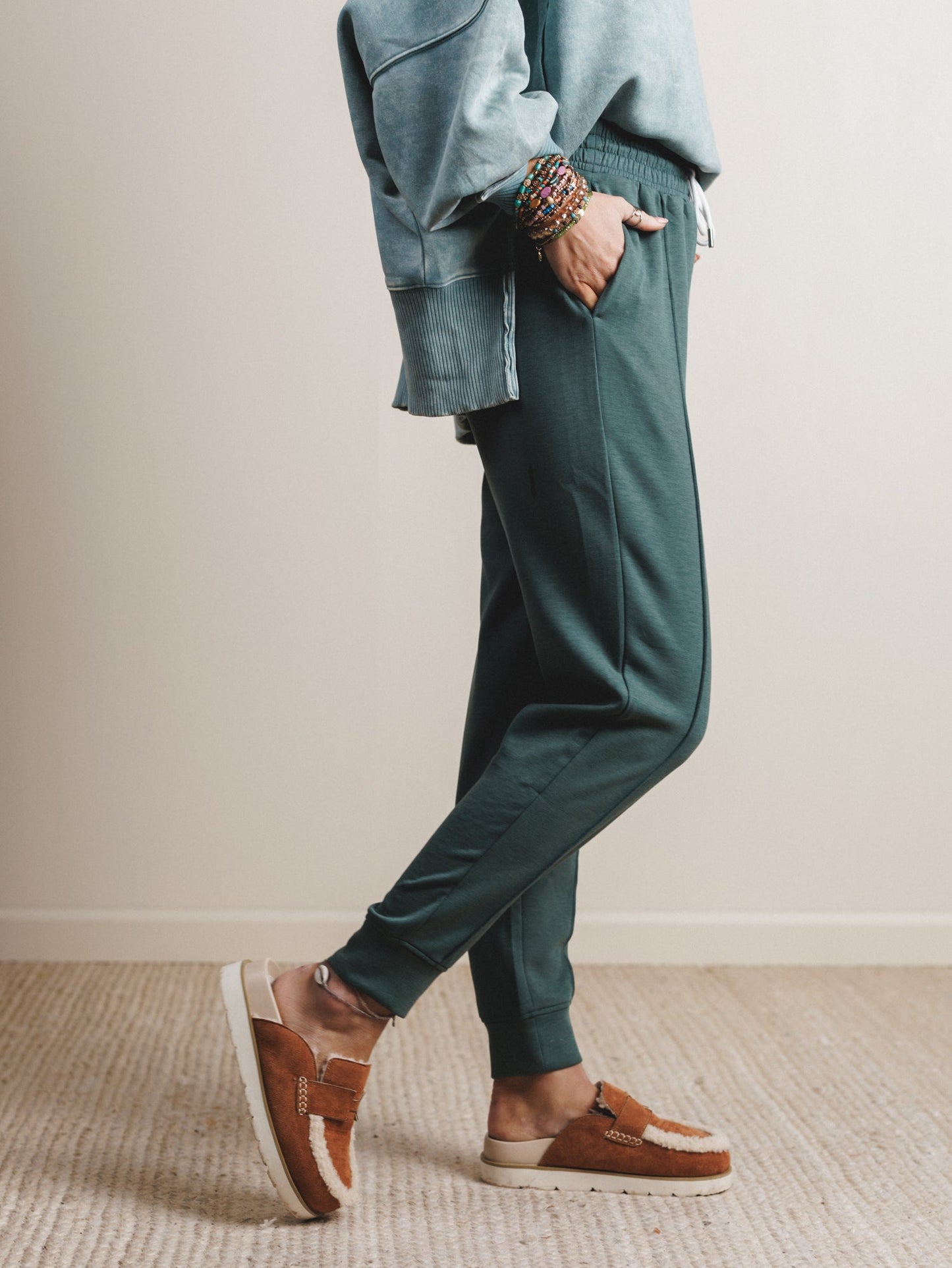 Pure Comfort Jogger Sweatpants - Ash Jade