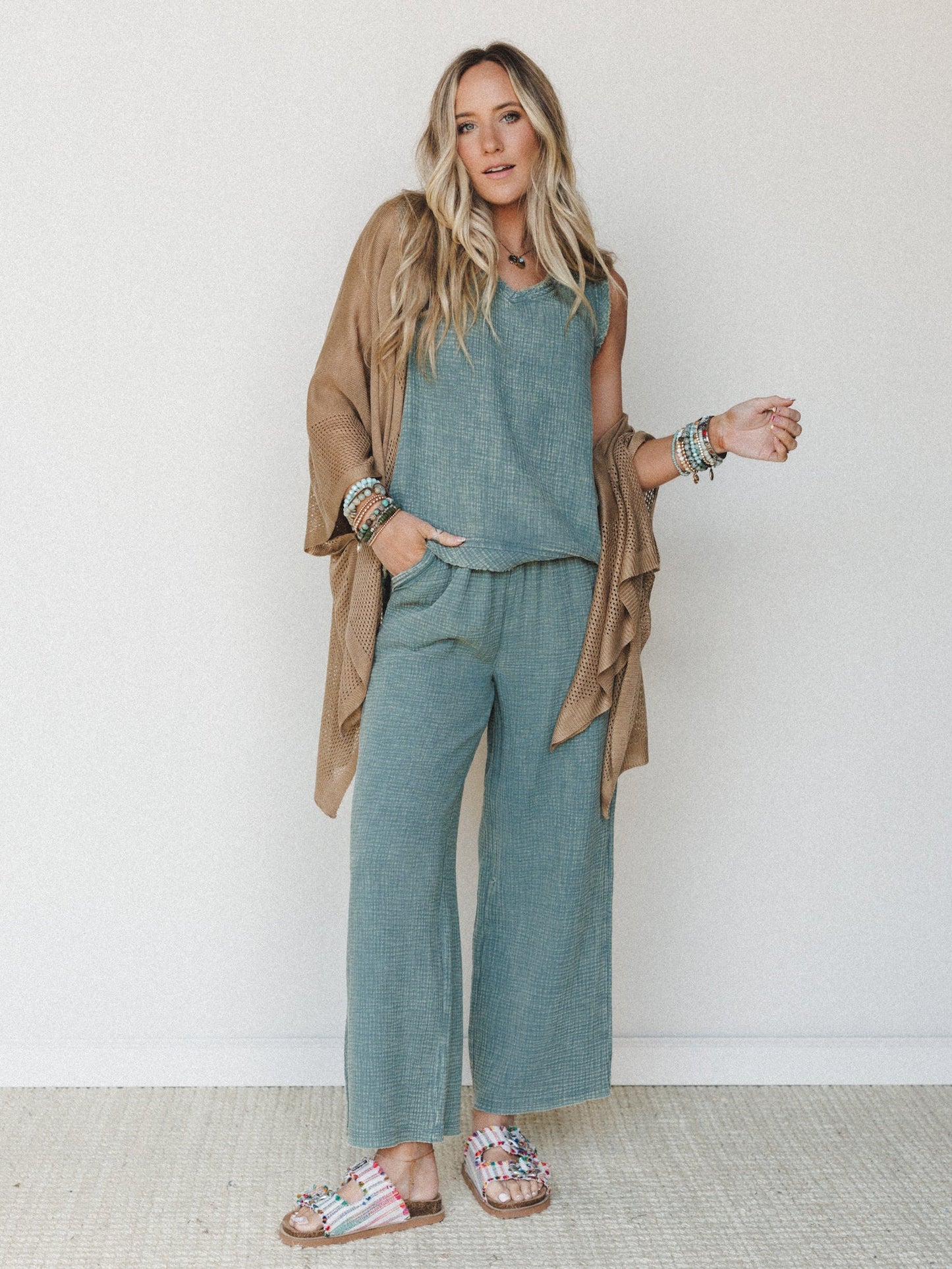 On A Trip Pants - Ash Jade
