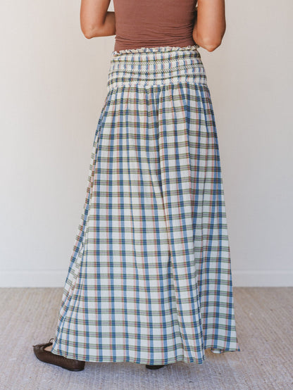 Journey Home Maxi Skirt  - Denim