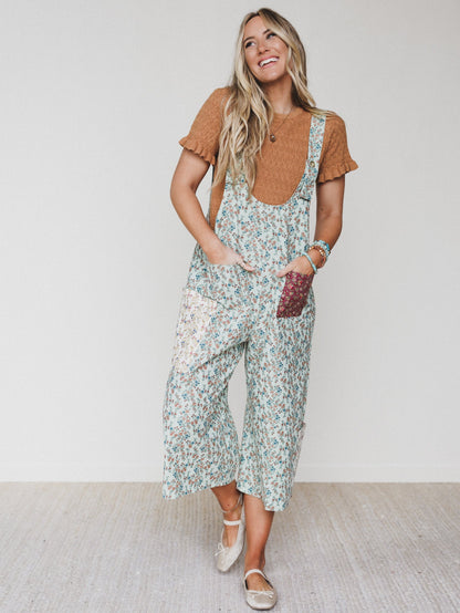 The Nest Bloomside Overalls - Sage