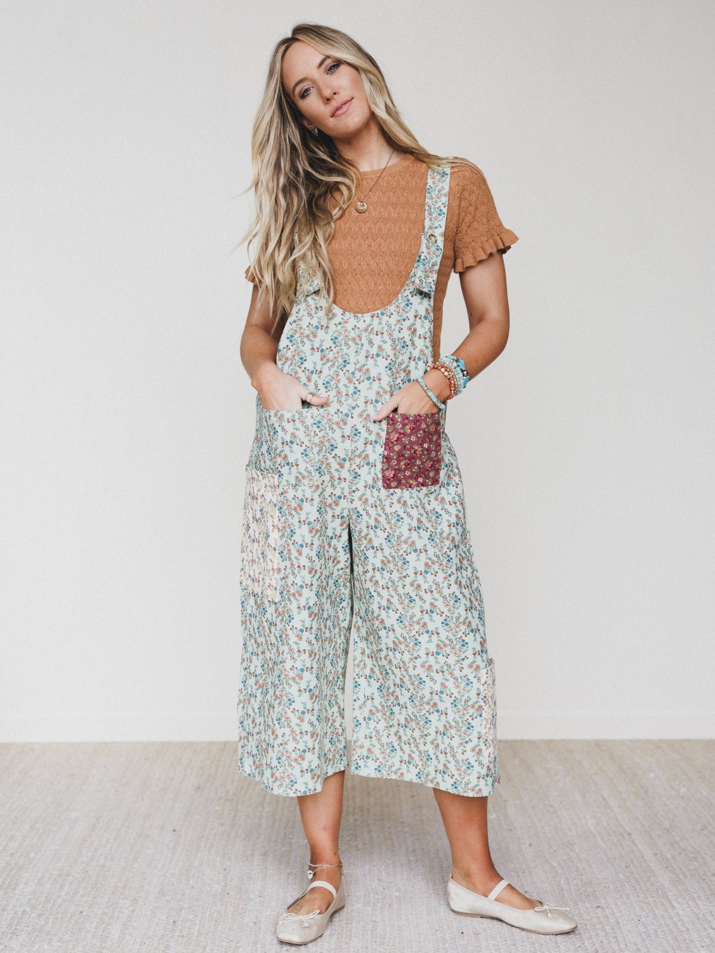 The Nest Bloomside Overalls - Sage