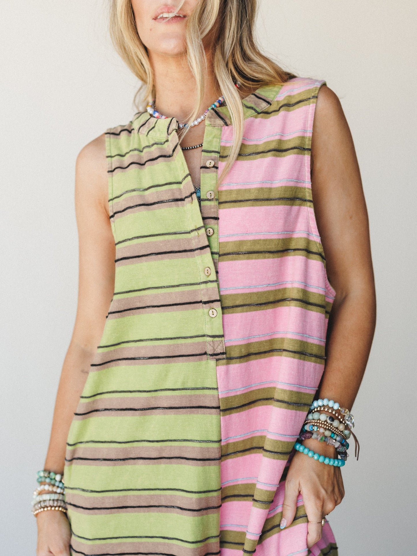 The Nest Cruise Lines Jumpsuit - Brown Pink