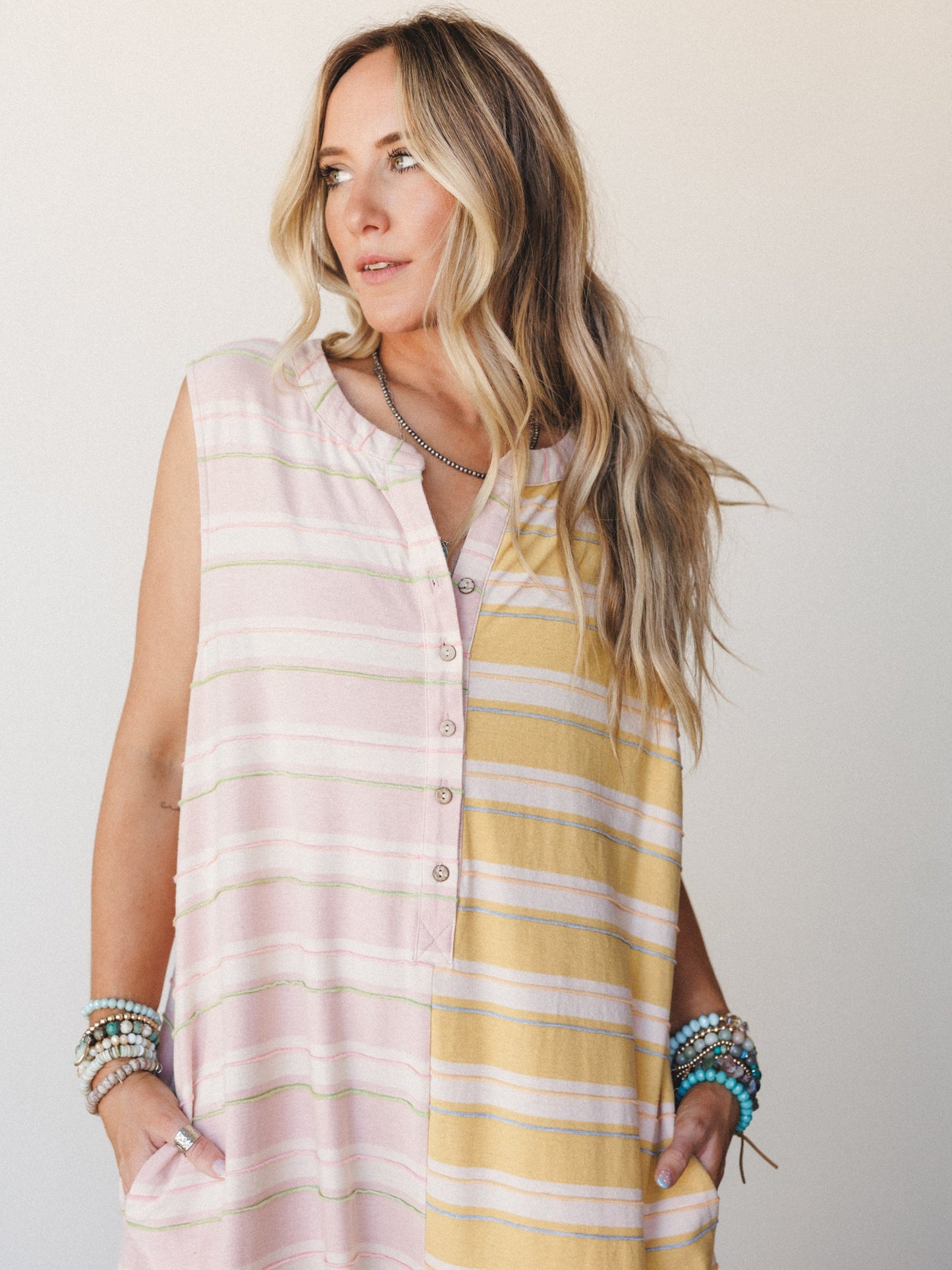 The Nest Cruise Lines Jumpsuit - Mustard Pink