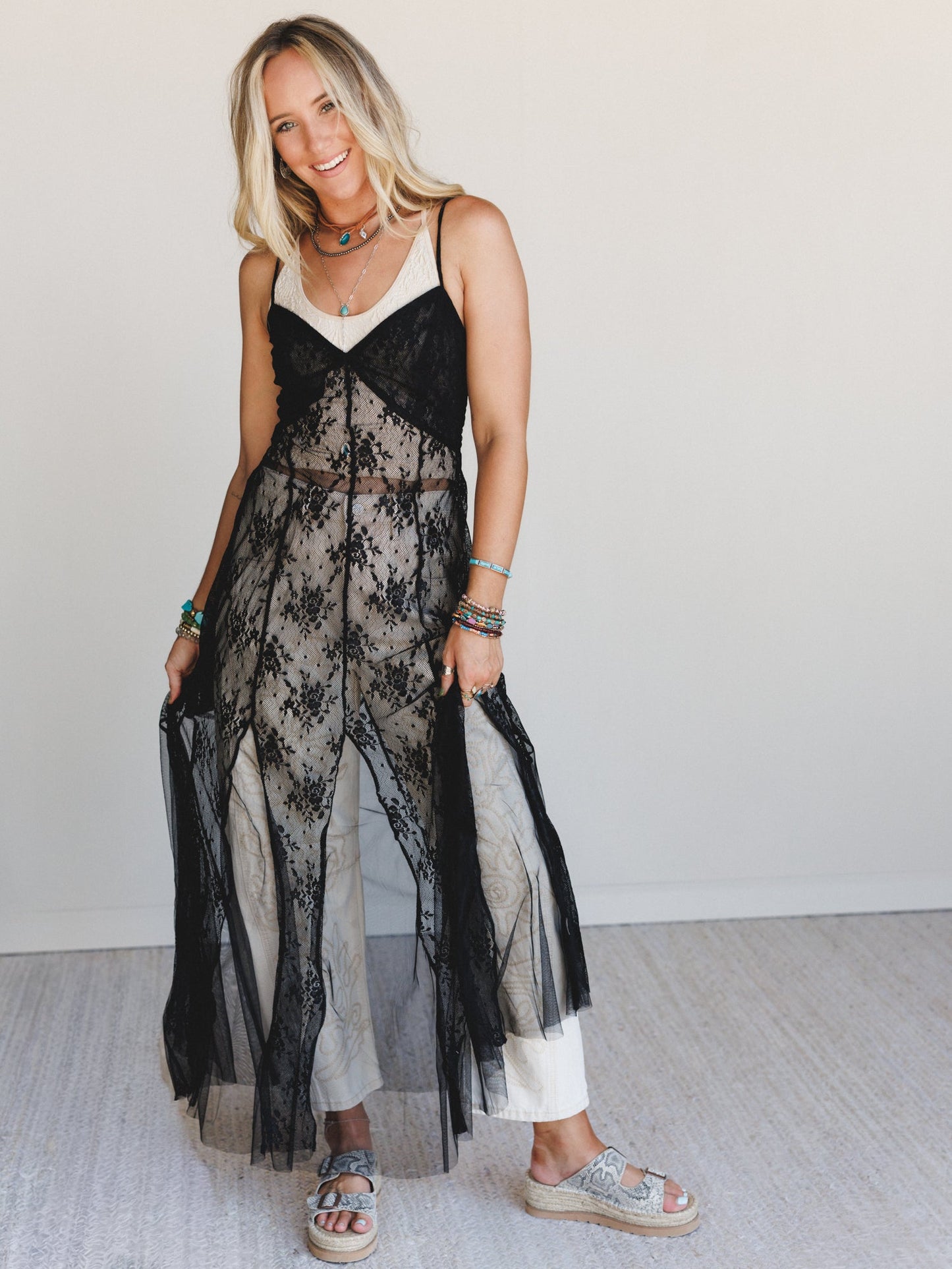 Daydream Notes Dress - Black