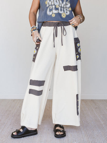 Star Dreams Pants  - Cream