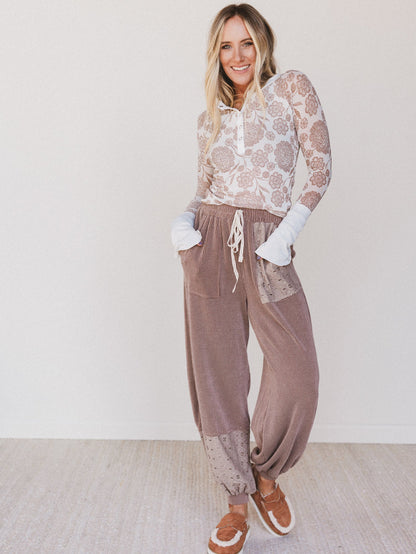 The Nest Weekend Warrior Joggers - Coffee