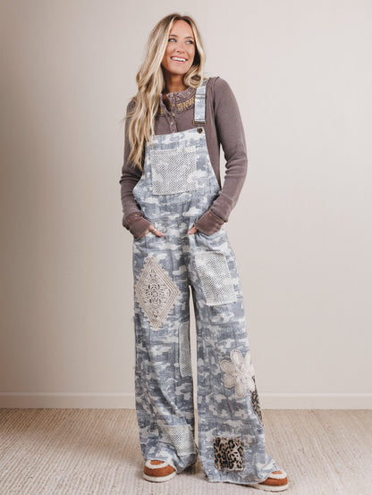 Camo Calling Overalls - Almond Camo