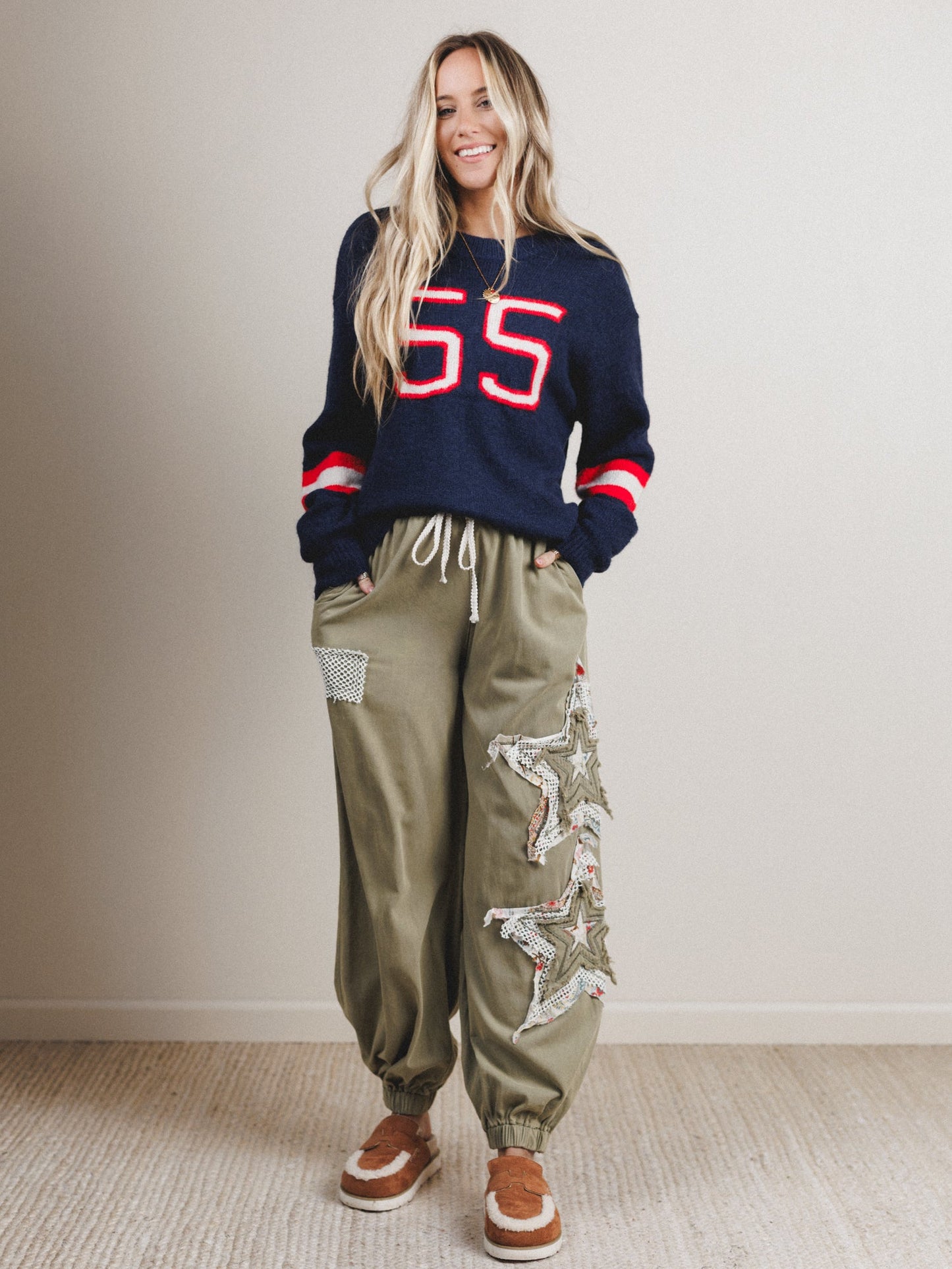 Star Cool Pants - Olive