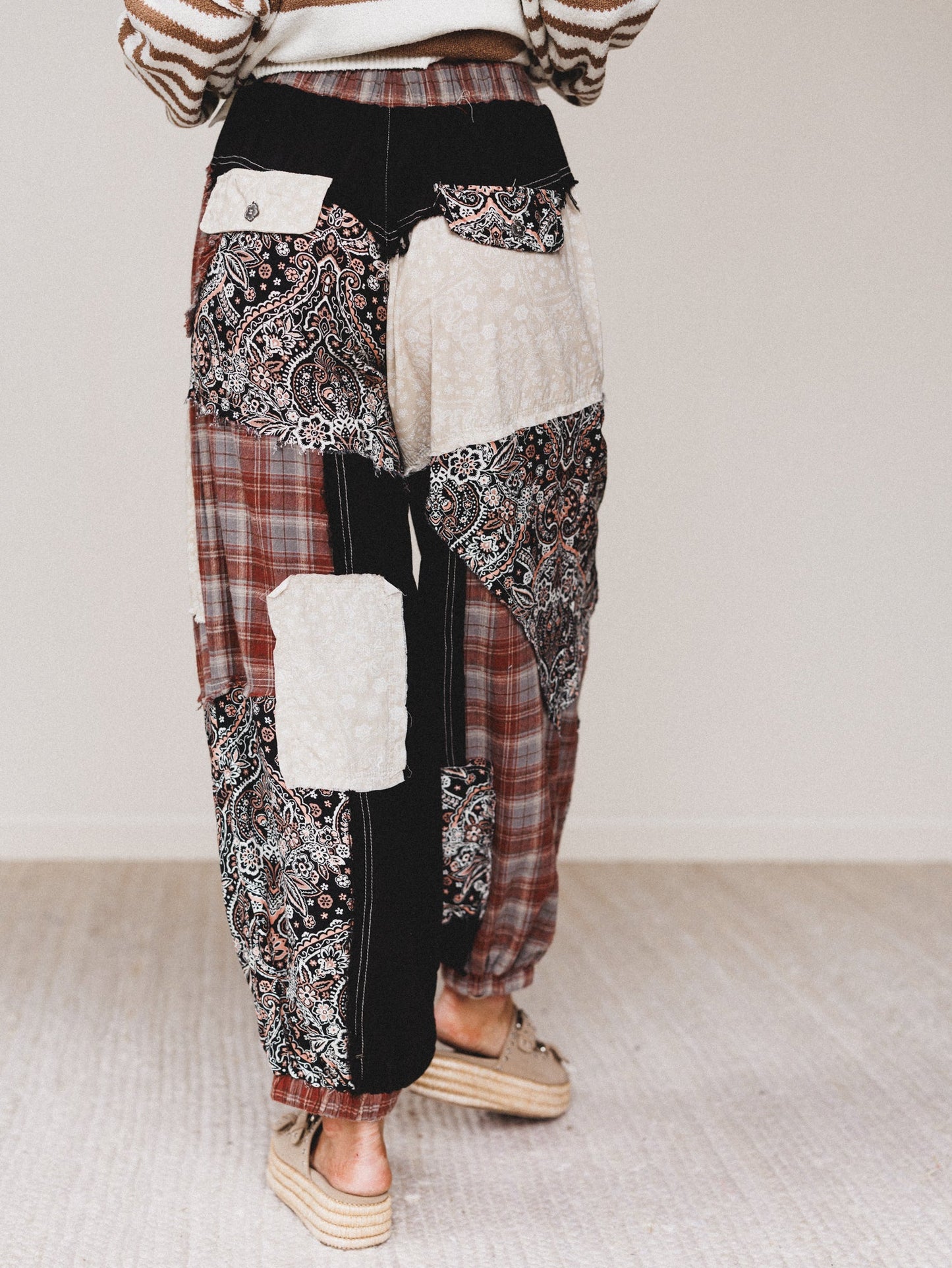 Kolton Wide Leg Pants - Black