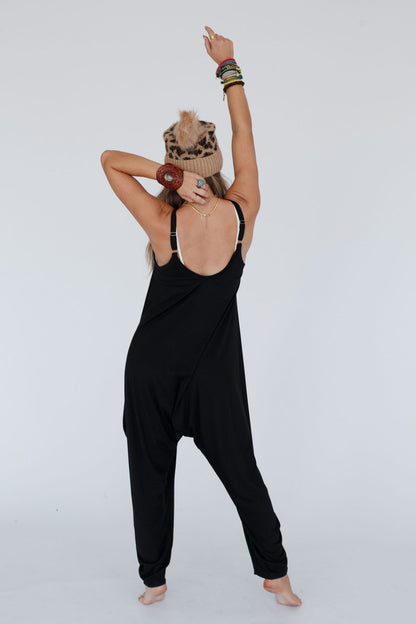 The Perfect Harem Jumpsuit - Black