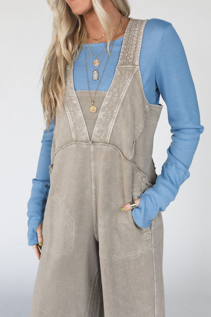 Meadow Dreamer Jumpsuit - Mushroom