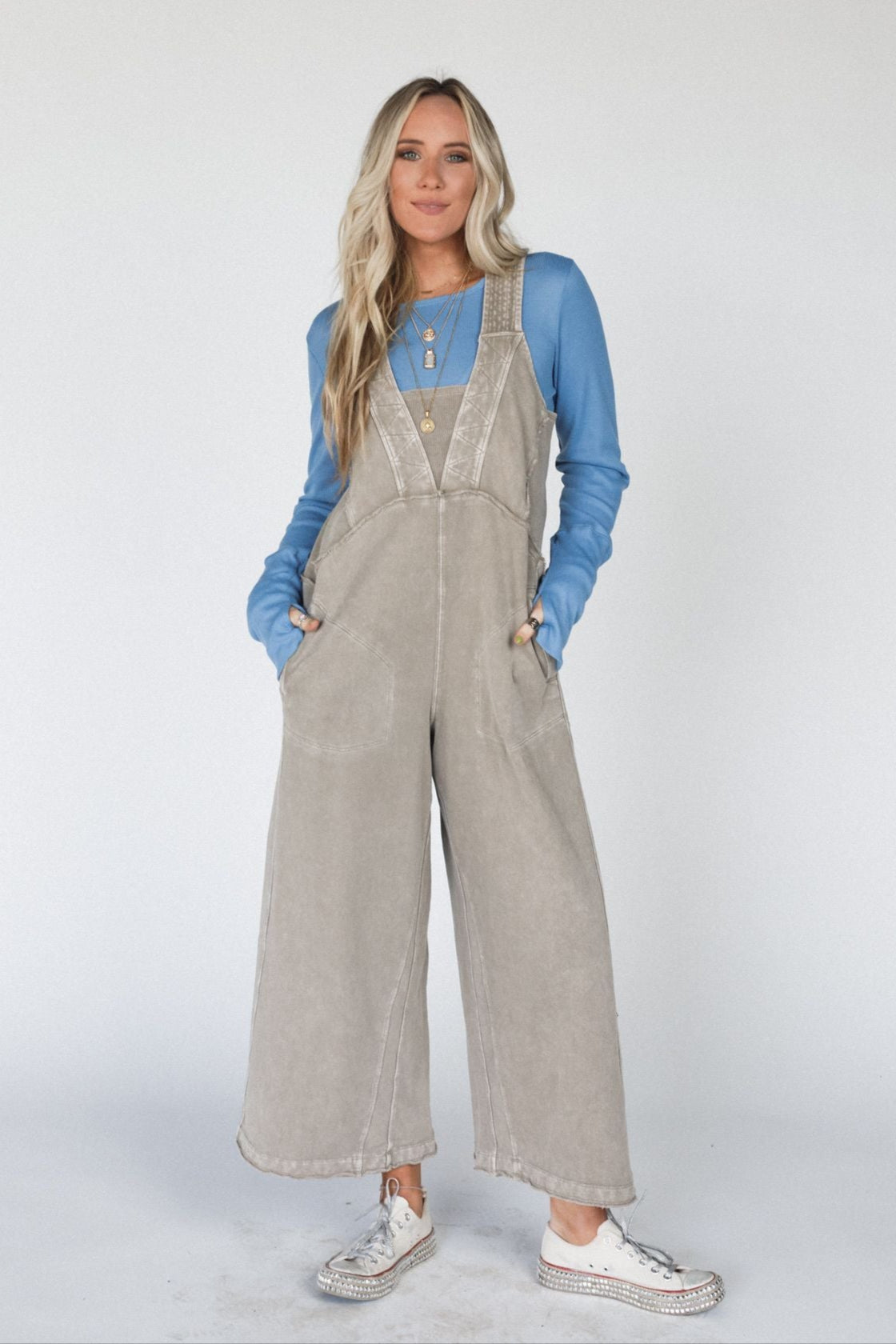 Meadow Dreamer Jumpsuit - Mushroom